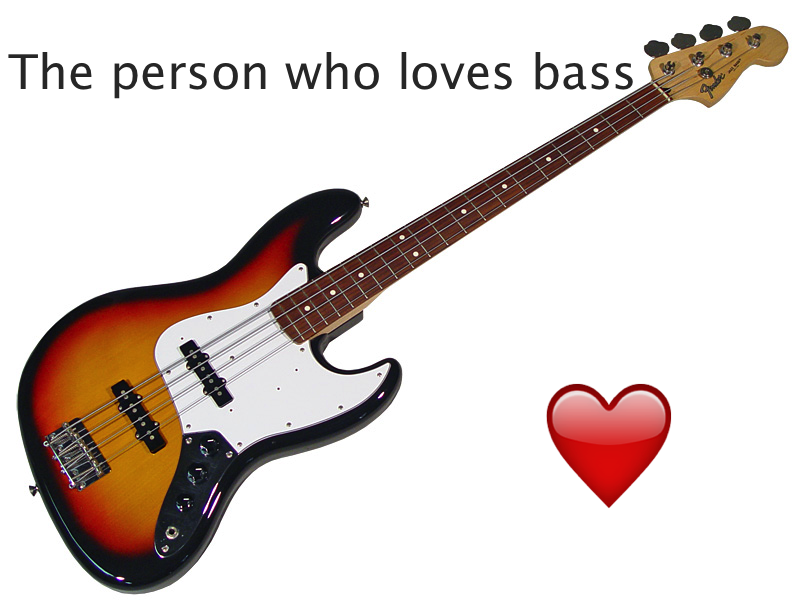 The person who loves bass【ベーシストの集い】