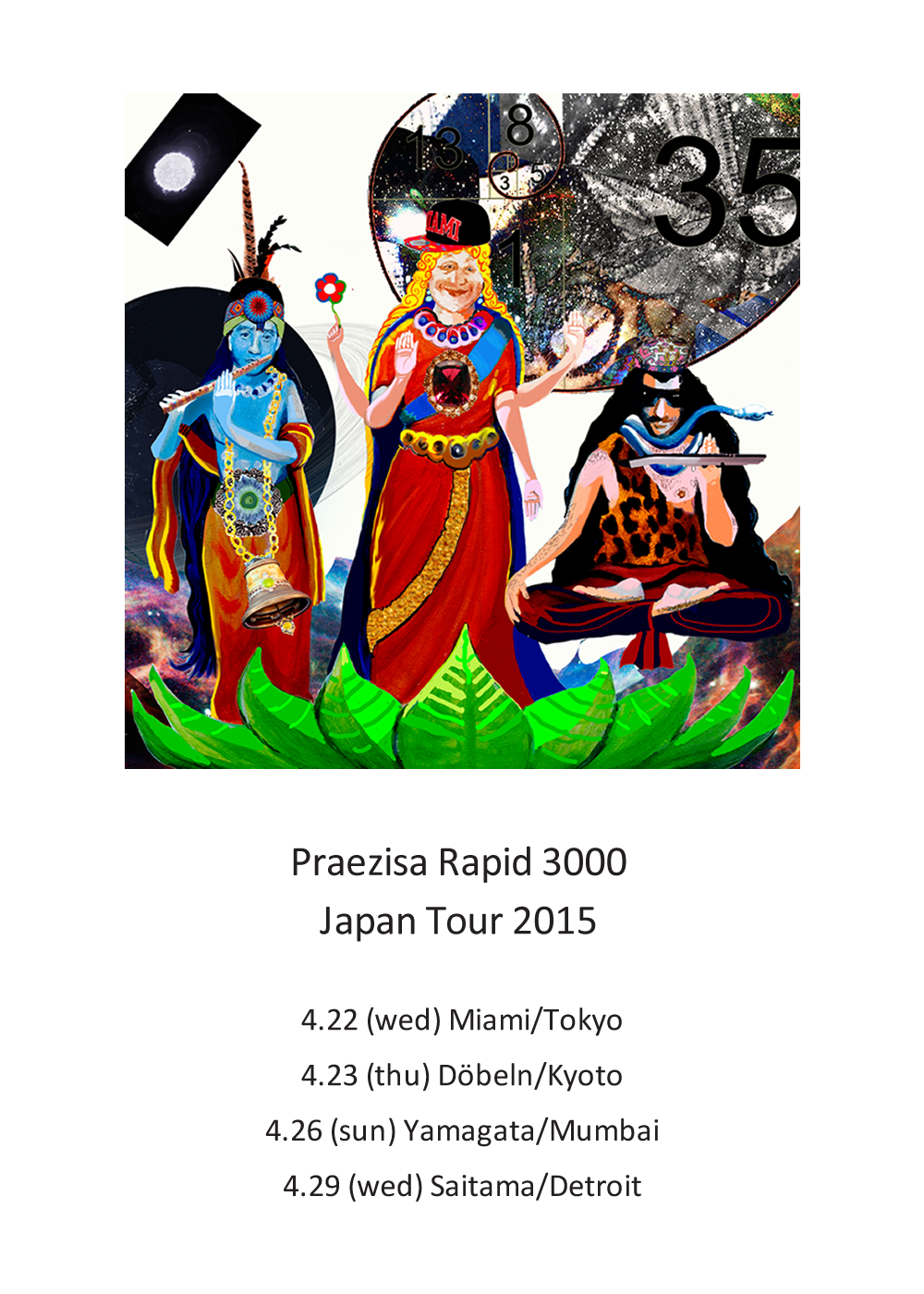 Praezisa Rapid 3000 - Japan Tour 2015 "Saitama/Detroit"